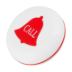 iBells Plus K-V влагозащищённая кнопка вызова (белый/красный), фото 2